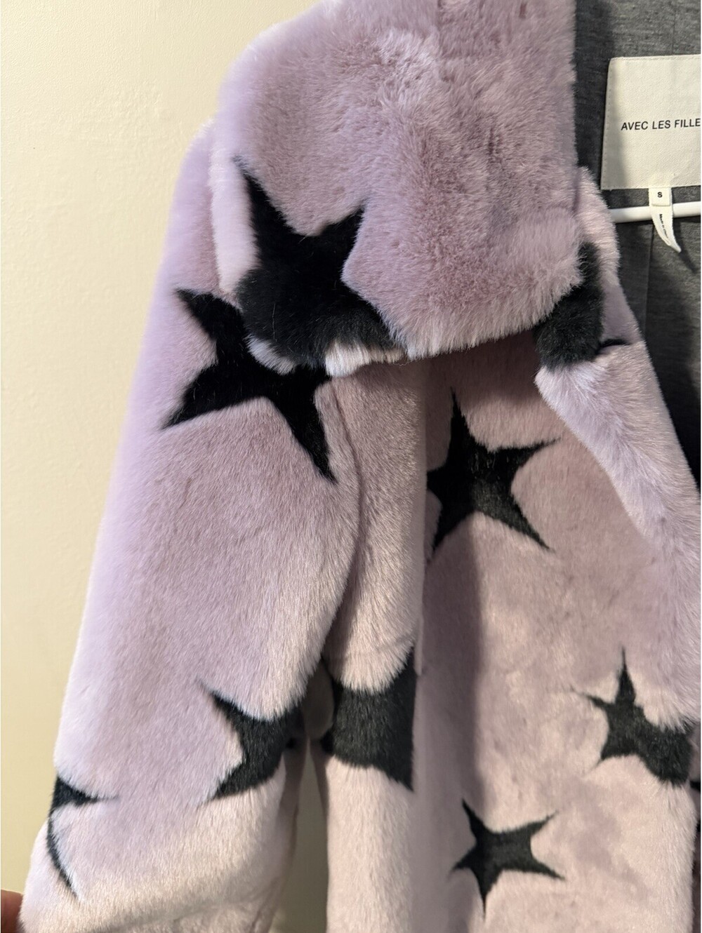 Avec Les Filles Faux Fur Coat Size S - Picture 5 of 11